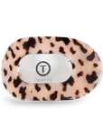 TELETIES - Round Flat Hair Clip | Large | Blonde Tortoise