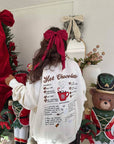 Hot Chocolate Recipe Christmas Sweatshirt