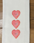 XOXO Heart Tea Towel
