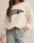 Oversized Let's Go Sweatshirt