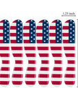 6-Piece American Flag Melamine Cheese Spreader