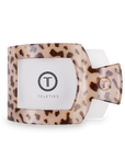 TELETIES - Square Flat Hair Clip | Large | Blonde Tortoise