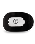 TELETIES - Round Flat Hair Clip | Small | Jet Black
