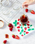 Strawberries Swedish Dishcloth