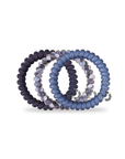 TELETIES - Spiral Hair Coils | Small | Midnight Rain Hair Ties