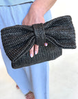 Raffia Bow Clutch