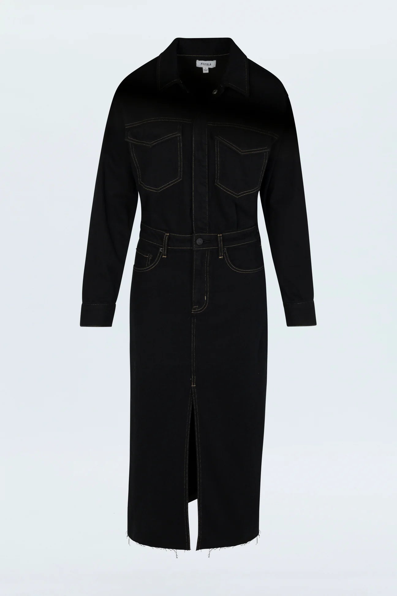 AMIRA Denim Midi Dress Boutique 16063 AMIRA Denim Midi Dress Boutique 16063