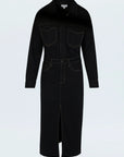 AMIRA Denim Midi Dress