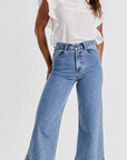 Audrey High Rise Wide Crop Jean