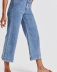 Audrey High Rise Wide Crop Jean