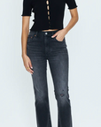 Lennon High Rise Crop Boot Jean