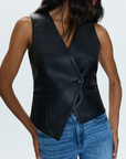 ARABELLA VEST - SLATE BLACK