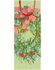 Ribbon Stripe Wreath Wine & Bottle Gift Bag