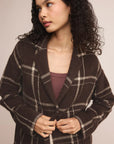 Mason Sweater Plaid Coat