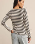 Pristine Rib Striped Tee