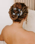 TELETIES - Round Flat Hair Clip | Large | Tortoise