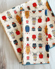 Beetle Cloth Napkins, set of four