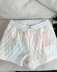 Quilted Pastel Shorts: Pastel