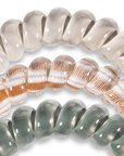 TELETIES - Spiral Hair Coils | Large | Eucalyptus Hair Ties