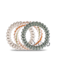 TELETIES - Spiral Hair Coils | Large | Eucalyptus Hair Ties