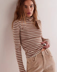 We The Free Good Good Stripe Turtleneck