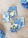 Washed Blue Patchwork Tiny Towel Bundle