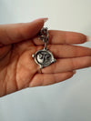 Vintage Style Silver Dragonfly Pendant Necklace