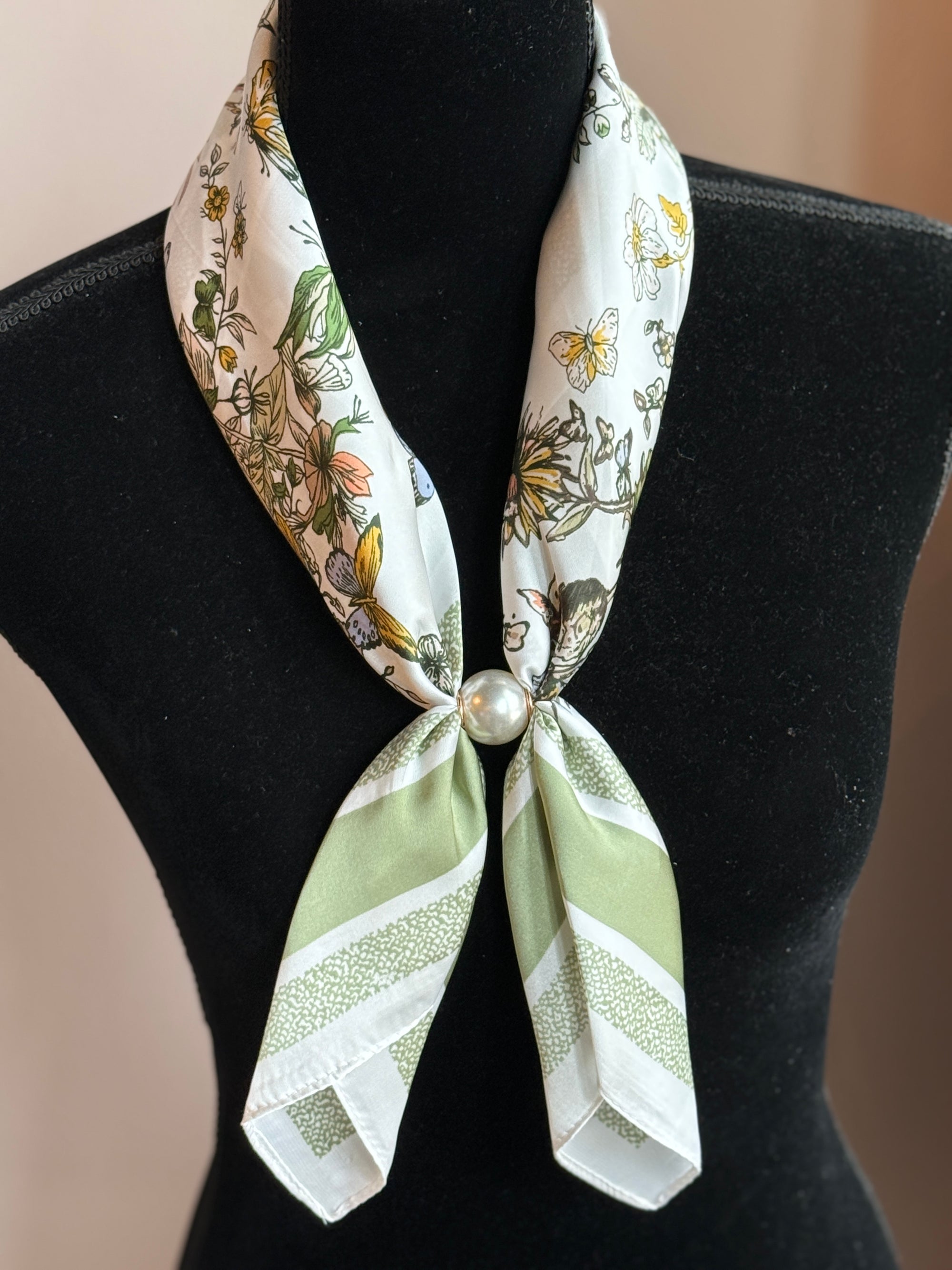 Magnetic Pearl Scarves