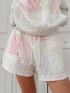 Quilted Pastel Shorts: Pastel