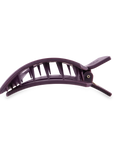 TELETIES - Square Flat Hair Clip | Large|  Burgundy Bliss