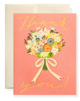 Thank You Bouquet Greeting Card