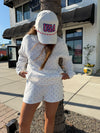 Quilted Flag Shorts
