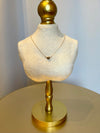 Etched Gold Star Bean Necklace