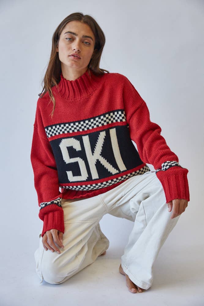 Ski Mock Neck Sweater