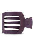 TELETIES - Square Flat Hair Clip | Large|  Burgundy Bliss