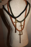 Rope Cross Necklace