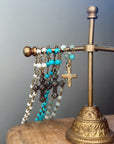Beaded cross necklace
