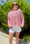 USA Striped Sweater