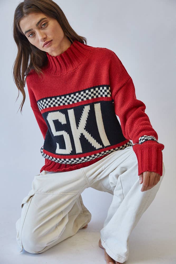 Ski Mock Neck Sweater