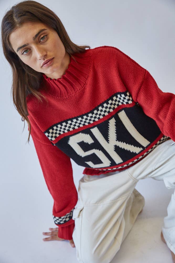 Ski Mock Neck Sweater