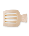 Almond beige flat clip medium teletie