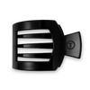 TELETIES - Square Flat Hair Clip | Large | Jet Black