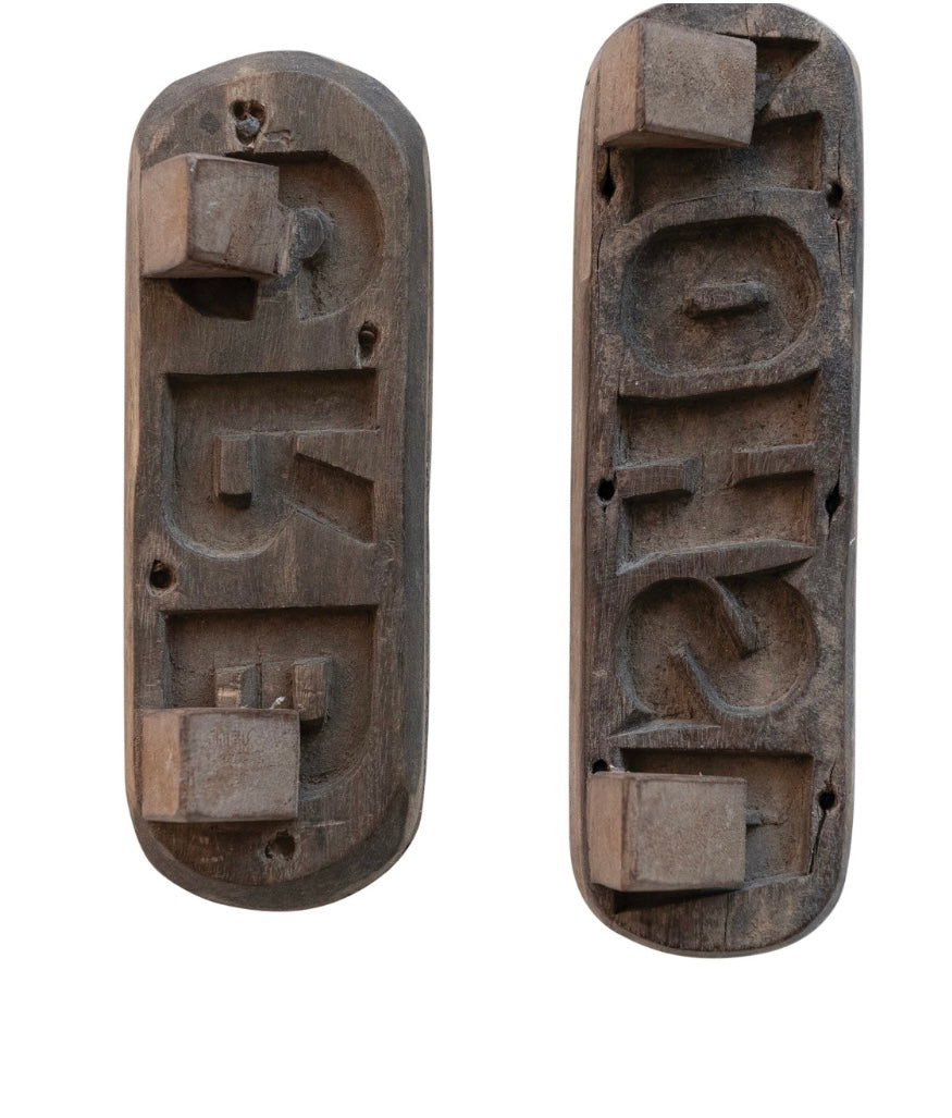 Reclaimed wood chalkboard sign