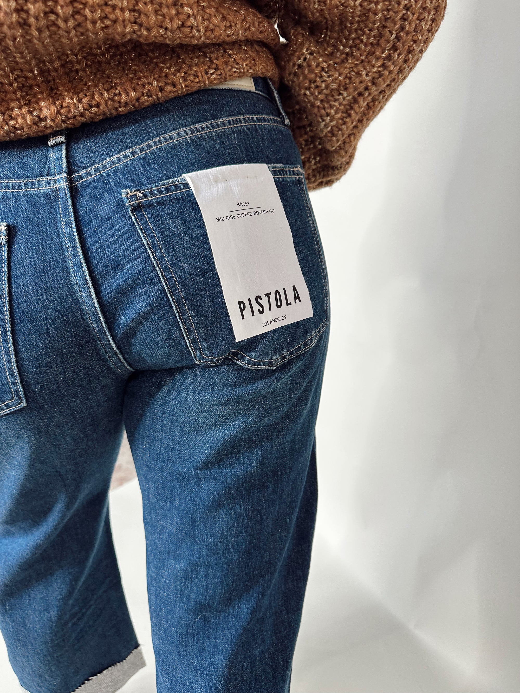 Kacey Mid Rise Cuffed Straight Jean - Cultivate