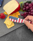 6-Piece American Flag Melamine Cheese Spreader