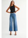 Scissor Cut Wide Leg