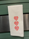 XOXO Heart Tea Towel
