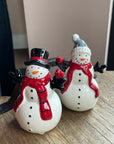 Snowmen Salt and Pepper Shakers