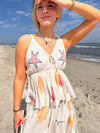 Sleeveless Flowy V Neck Top