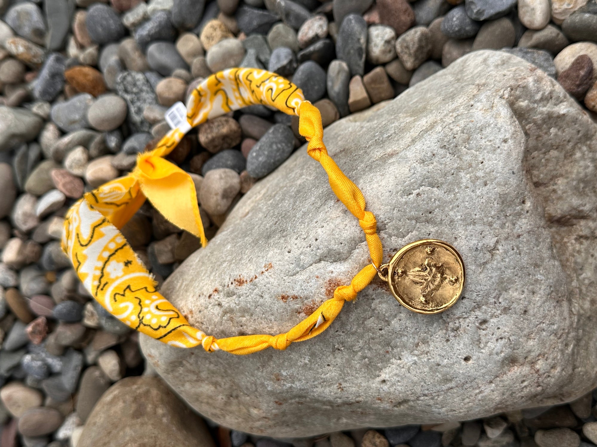 Bandana Necklace with Charm